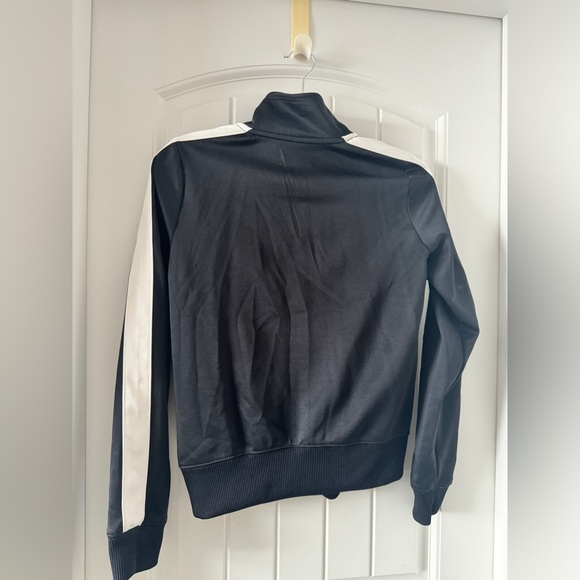 Hollister Black Jacket with white stripe on the side - Picture 2 of 2
